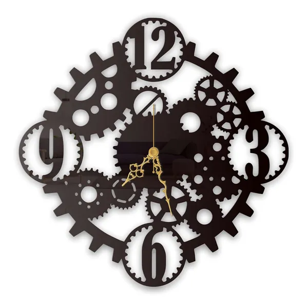 Black_Steampunk_Gear_Wall_Clock_Metal_Built_Ultra_High_Gloss_Silent_Non_Ticking_Movement_Industrial_Wall_Decor_Living_Room_Office_Bedroom
