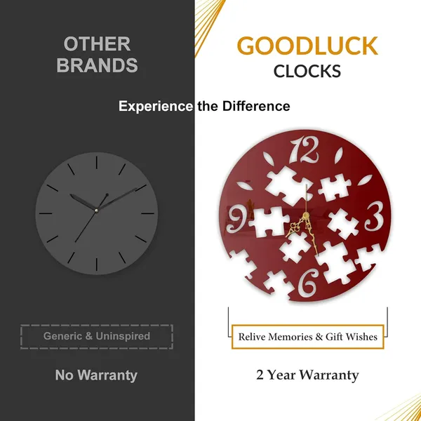 Wine_Red_Puzzle_Art_Wall_Clock_Metal_Built_Ultra_High_Gloss_Silent_Non_Ticking_Movement_Unique_Wall_Decor_Living_Room_Bedroom_Office