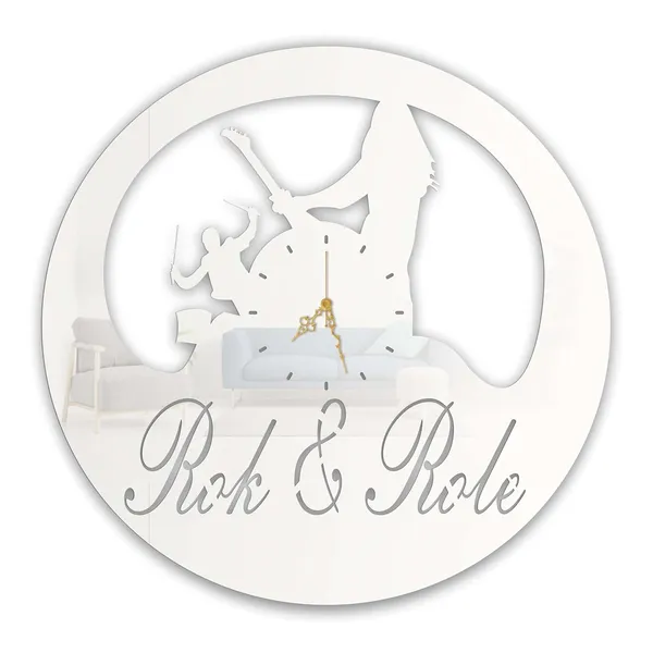 White_Rock_Roll_Wall_Clock_Metal_Built_Ultra_High_Gloss_Silent_Non_Ticking_Movement_Music_Wall_Decor_Living_Room_Bedroom_Studio