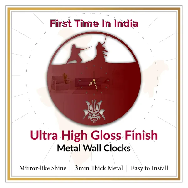 Wine_Red_Samurai_Warrior_Wall_Clock_Metal_Built_Ultra_High_Gloss_Silent_Non_Ticking_Movement_Japanese_Wall_Decor_For_Living_Room_Office