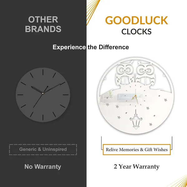 White_Owl_Couple_Night_Sky_Wall_Clock_Metal_Built_Ultra_High_Gloss_Silent_Non_Ticking_Cute_Animal_Wall_Decor_Living_Room_Bedroom_Kids_Room