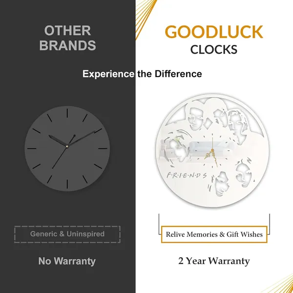 White_Classic_Comedy_Crew_Wall_Clock_Metal_Built_Ultra_High_Gloss_Silent_Non_Ticking_Sitcom_Themed_Wall_Decor_Living_Room_Bedroom_Fan_Space