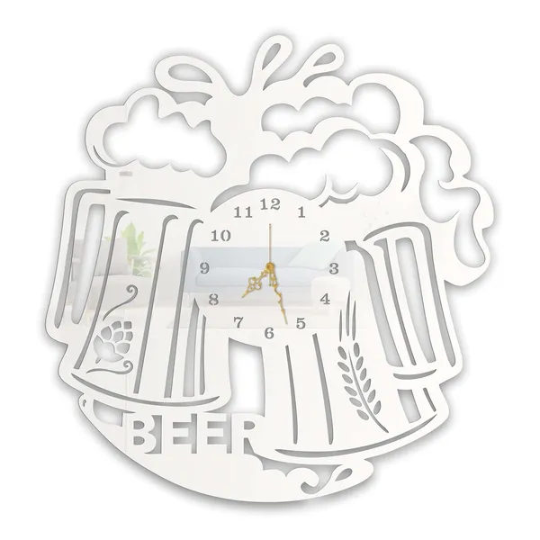 White_Beer_Cheers_Wall_Clock_Metal_Built_Ultra_High_Gloss_Silent_Non_Ticking_Bar_Pub_Wall_Decor_Living_Room_Kitchen_Man_Cave