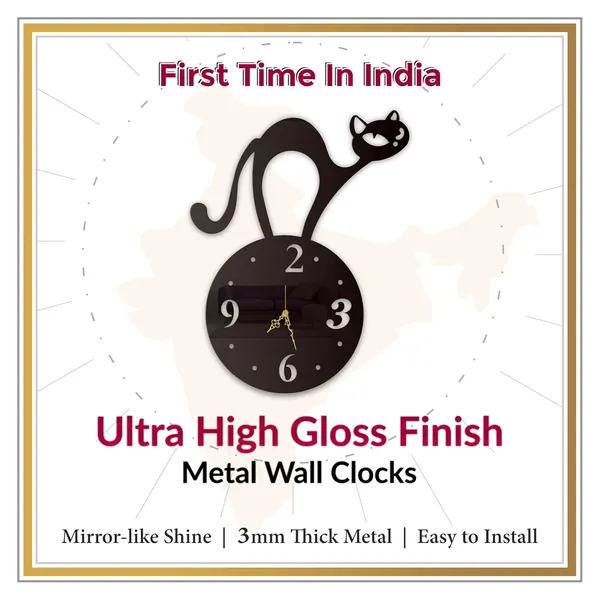 Black_Playful_Cat_Wall_Clock_Metal_Built_Ultra_High_Gloss_Silent_Non_Ticking_Modern_Animal_Wall_Decor_Living_Room_Bedroom_Kids_Room