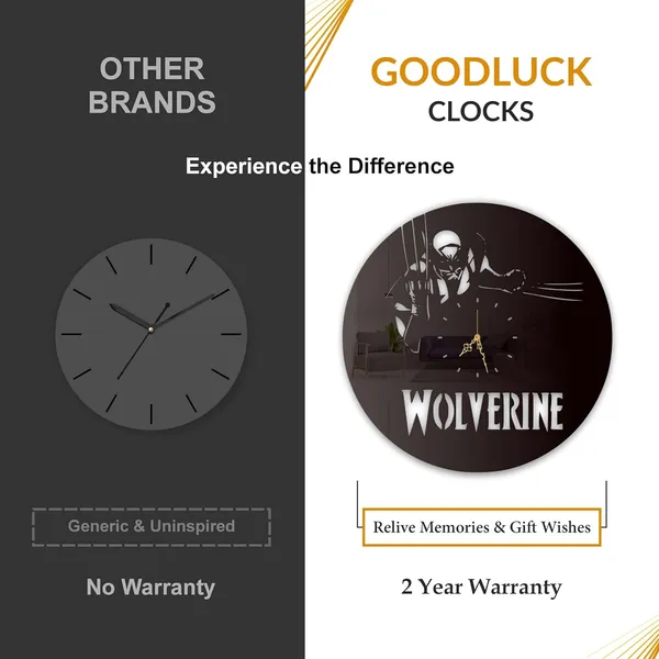Black_Clawed_Warrior_Wall_Clock_Metal_Built_Ultra_High_Gloss_Silent_Non_Ticking_Movement_Action_Wall_Decor_Living_Room_Gaming_Room_Bedroom