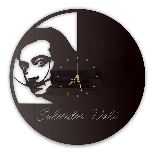 Black_Surrealist_Muse_Wall_Clock_Metal_Built_Ultra_High_Gloss_Silent_Non_Ticking_Artistic_Wall_Decor_Living_Room_Bedroom_Studio