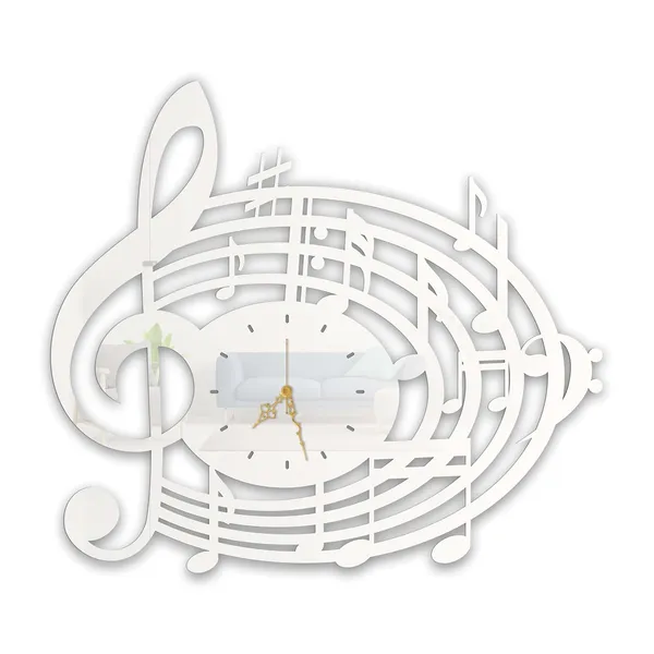 White_Musical_Notes_Wall_Clock_Metal_Built_Ultra_High_Gloss_Silent_Non_Ticking_Music_Theme_Wall_Decor_Living_Room_Studio_Bedroom