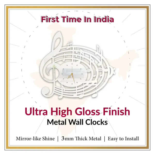 White_Musical_Notes_Wall_Clock_Metal_Built_Ultra_High_Gloss_Silent_Non_Ticking_Music_Theme_Wall_Decor_Living_Room_Studio_Bedroom