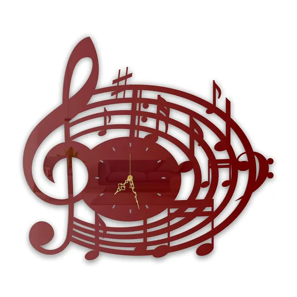 Wine_Red_Musical_Notes_Wall_Clock_Metal_Built_Ultra_High_Gloss_Silent_Non_Ticking_Music_Theme_Wall_Decor_Living_Room_Studio_Bedroom