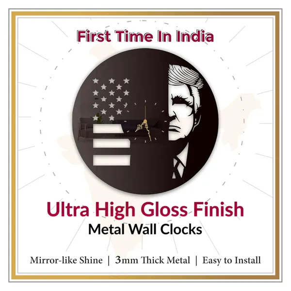 Black_Leader_Silhouette_Wall_Clock_Metal_Built_Ultra_High_Gloss_Silent_Non_Ticking_Patriotic_Wall_Decor_Living_Room_Office_Study_Room