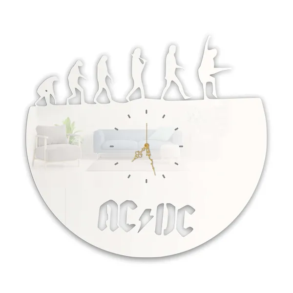 White_Rock_Evolution_Wall_Clock_Metal_Built_Ultra_High_Gloss_Silent_Non_Ticking_Music_Lover_Wall_Decor_Living_Room_Studio_Bedroom