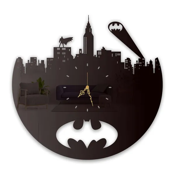 Black_Dark_Vigilante_Cityscape_Wall_Clock_Metal_Built_Ultra_High_Gloss_Silent_Non_Ticking_Hero_Themed_Wall_Decor_Living_Room_Bedroom_Fan_Cave