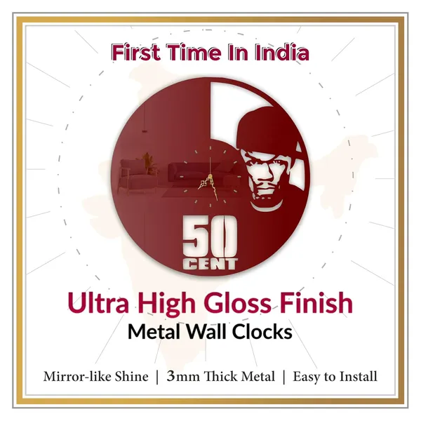 Wine_Red_Urban_Rap_Icon_Wall_Clock_Metal_Built_Ultra_High_Gloss_Silent_Non_Ticking_Hip_Hop_Wall_Decor_Living_Room_Studio_Bedroom