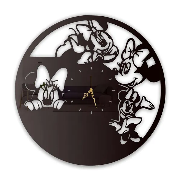 Black_Cartoon_Mouse_Friends_Wall_Clock_Metal_Built_Ultra_High_Gloss_Silent_Non_Ticking_Cute_Kids_Wall_Decor_Bedroom_Playroom_Nursery