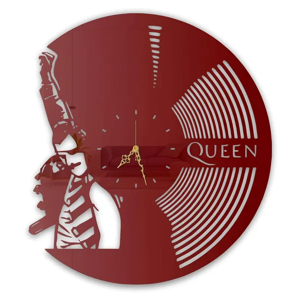 Wine_Red_Legendary_Rock_Icon_Wall_Clock_Metal_Built_Ultra_High_Gloss_Silent_Non_Ticking_Retro_Music_Wall_Decor_Living_Room_Studio_Bedroom