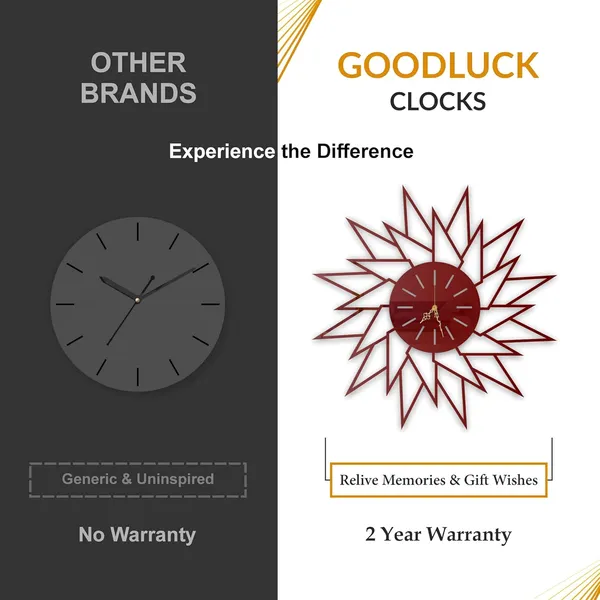 Wine_Red_Geometric_Sunburst_Wall_Clock_Metal_Built_Ultra_High_Gloss_Silent_Non_Ticking_Modern_Art_Wall_Decor_Living_Room_Bedroom_Office