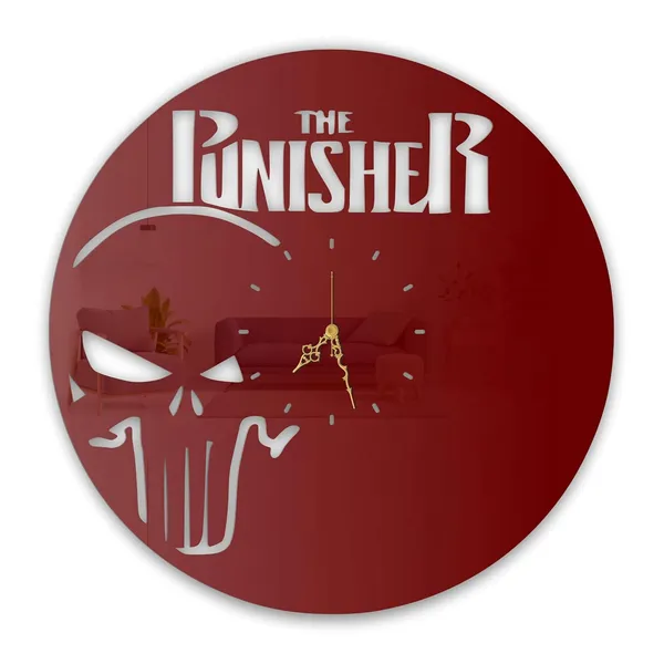 Wine_Red_Shadow_Skull_Wall_Clock_Metal_Built_Ultra_High_Gloss_Silent_Non_Ticking_Movement_Gothic_Wall_Decor_Living_Room_Bedroom_Office
