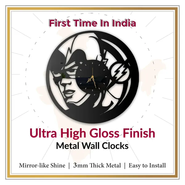 Black_Lightning_Runner_Wall_Clock_Metal_Built_Ultra_High_Gloss_Silent_Non_Ticking_Movement_Superhero_Wall_Decor_Living_Room_Gaming_Room_Bedroom
