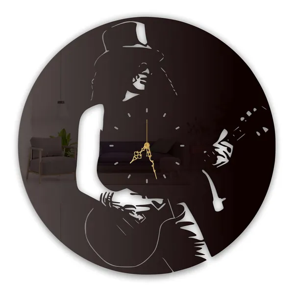 Black_Rock_Legend_Wall_Clock_Metal_Built_Ultra_High_Gloss_Silent_Non_Ticking_Movement_Music_Wall_Decor_Living_Room_Studio_Bedroom
