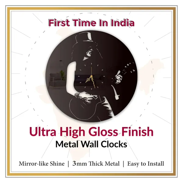 Black_Rock_Legend_Wall_Clock_Metal_Built_Ultra_High_Gloss_Silent_Non_Ticking_Movement_Music_Wall_Decor_Living_Room_Studio_Bedroom