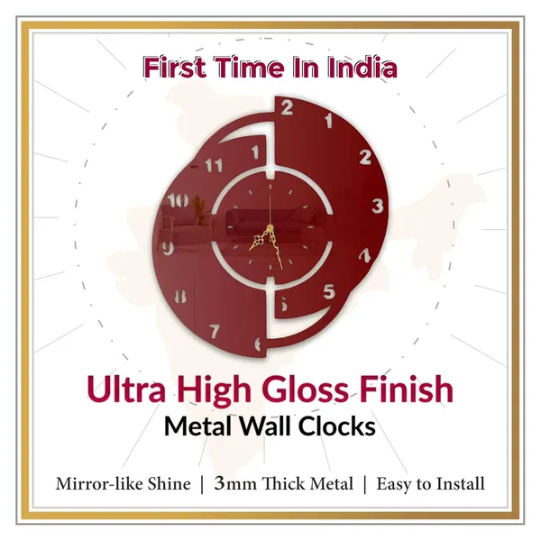 Wine_Red_Abstract_Spiral_Wall_Clock_Metal_Built_Ultra_High_Gloss_Silent_Non_Ticking_Movement_Modern_Wall_Decor_Living_Room_Bedroom_Office