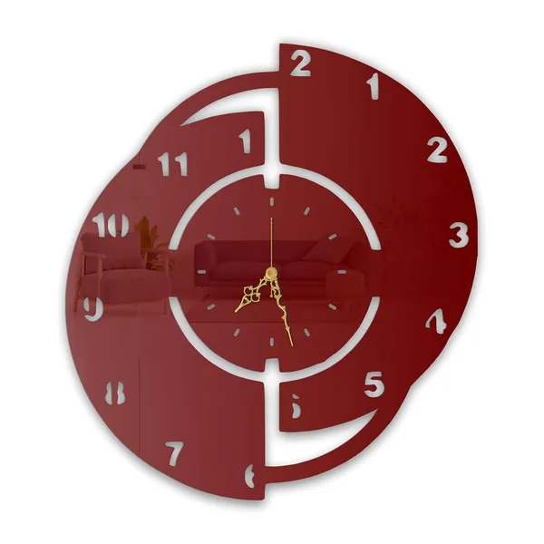 Wine_Red_Abstract_Spiral_Wall_Clock_Metal_Built_Ultra_High_Gloss_Silent_Non_Ticking_Movement_Modern_Wall_Decor_Living_Room_Bedroom_Office