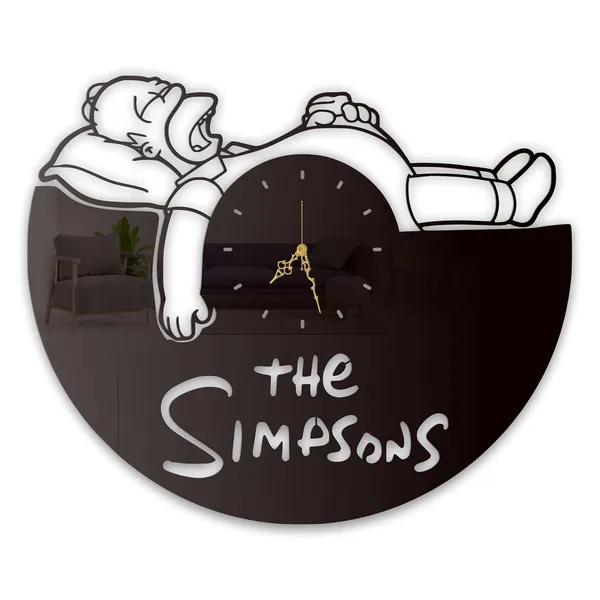 Black_Sleepy_Cartoon_Dad_Wall_Clock_Metal_Built_Ultra_High_Gloss_Silent_Non_Ticking_Fun_Wall_Decor_Living_Room_Bedroom_Kids_Room