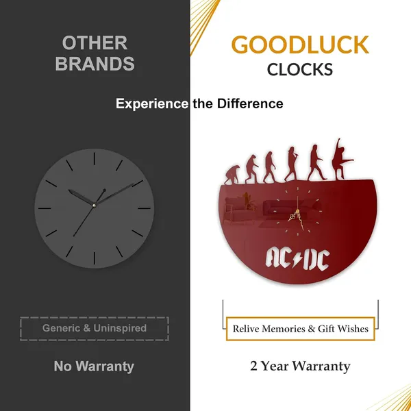 Wine_Red_Rock_Evolution_Wall_Clock_Metal_Built_Ultra_High_Gloss_Silent_Non_Ticking_Music_Lover_Wall_Decor_Living_Room_Studio_Bedroom
