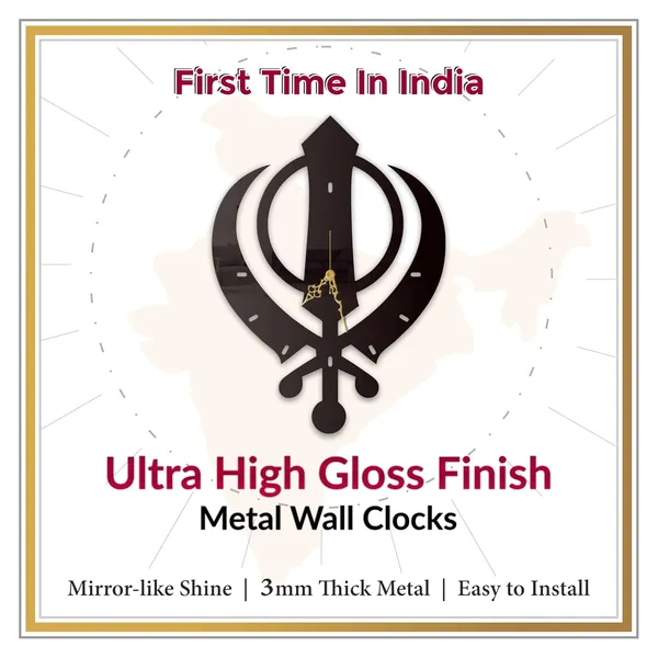Black_Sacred_Khanda_Wall_Clock_Ultra_High_Gloss_Metal_Built_Silent_Non_Ticking_Modern_Wall_Decor_Living_Room_Office_Prayer_Space