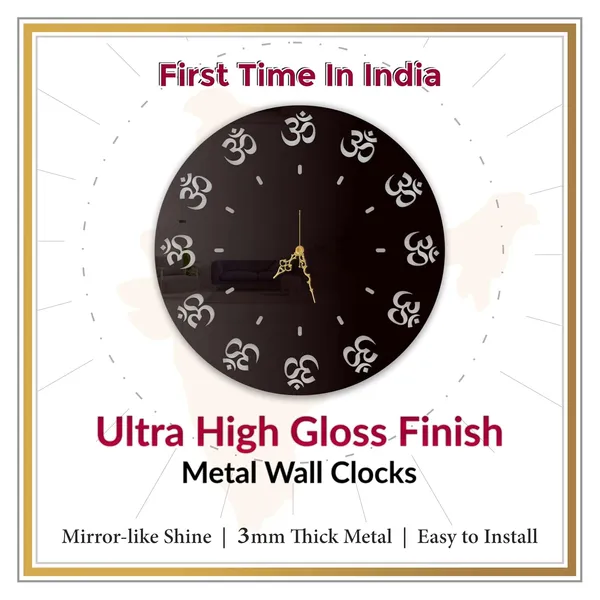 Black_Sacred_Om_Minimal_Wall_Clock_Ultra_High_Gloss_Metal_Built_Silent_Non_Ticking_Modern_Wall_Decor_Living_Room_Bedroom_Pooja_Room