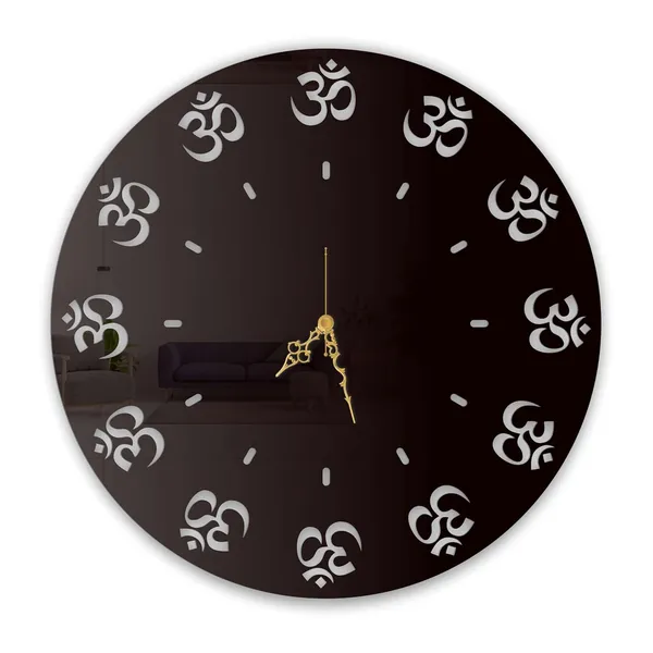 Black_Sacred_Om_Minimal_Wall_Clock_Ultra_High_Gloss_Metal_Built_Silent_Non_Ticking_Modern_Wall_Decor_Living_Room_Bedroom_Pooja_Room