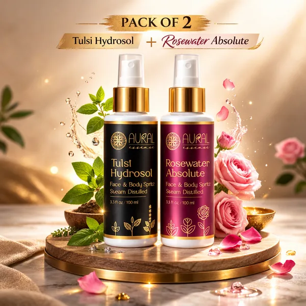 Rosewater_&_Tulsi_Hydrosol_Face_&_Body_Spritz_&_Herbal_Hydrosol_(Pack_Of_2)