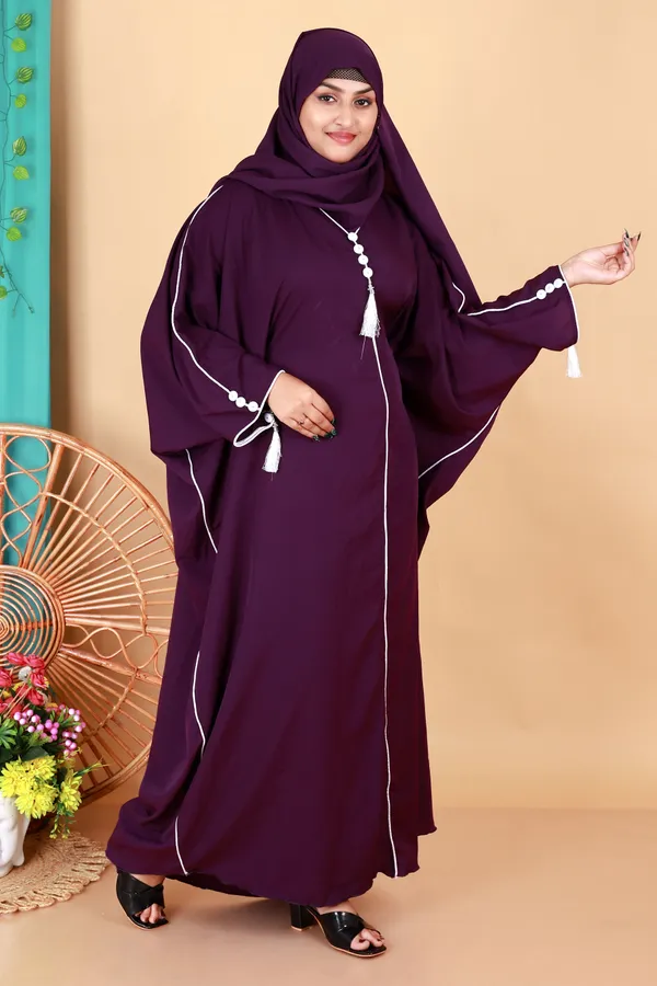 Purple_Kaftan_Abaya_Full_Set_With_Free_Dupatta_And_Embroidery_Nose_Piece_Kafta_Burqua_For_Women