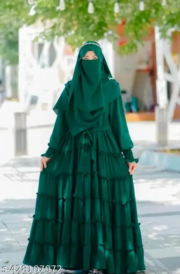 Green_Bottle_Dubai_Burqua_Abaya_Hijab_Nakab_Set_For_Women