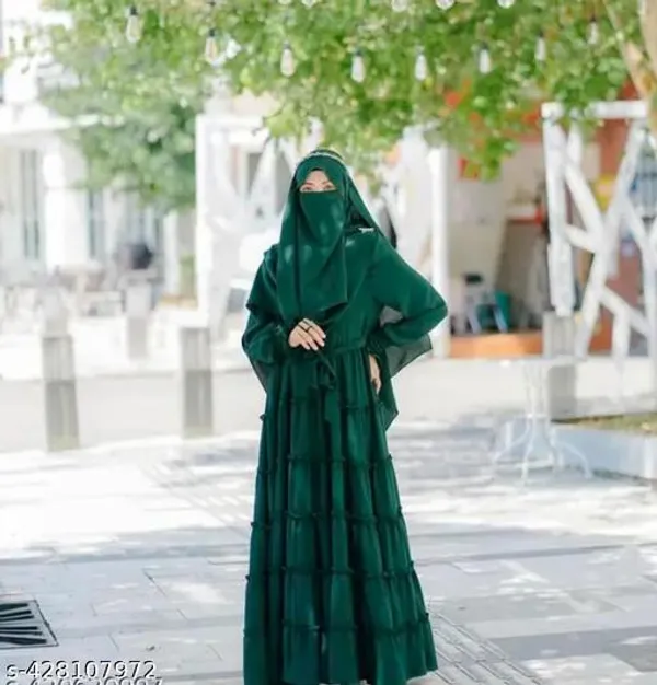 Green_Bottle_Dubai_Burqua_Abaya_Hijab_Nakab_Set_For_Women