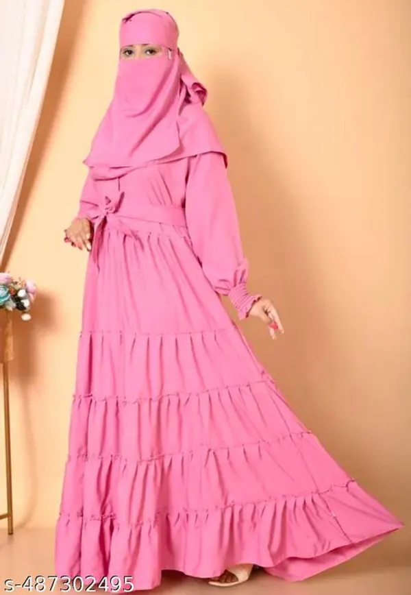 Pink_Burqua_Abaya_Hijab_Nakab_Set_For_Women