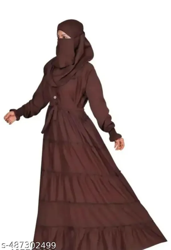 Brown_Burqua_Abaya_Hijab_Nakab_Set_For_Women