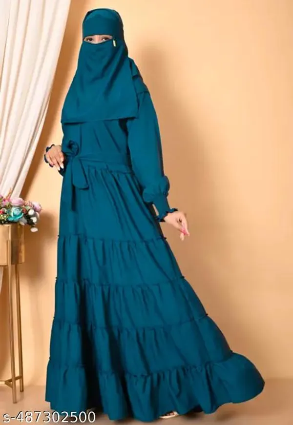 Teal_Morpeach_Burqua_Abaya_Hijab_Nakab_Set_For_Women