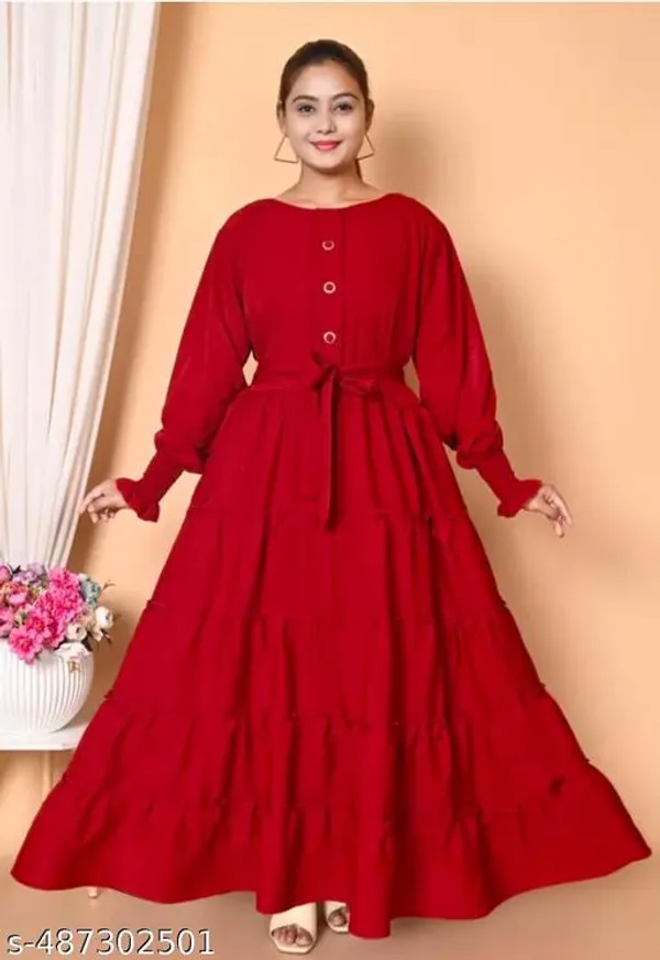 Red_Burqua_With_Hijab_Nosepices_And_Belt_Full_Set_For_Women