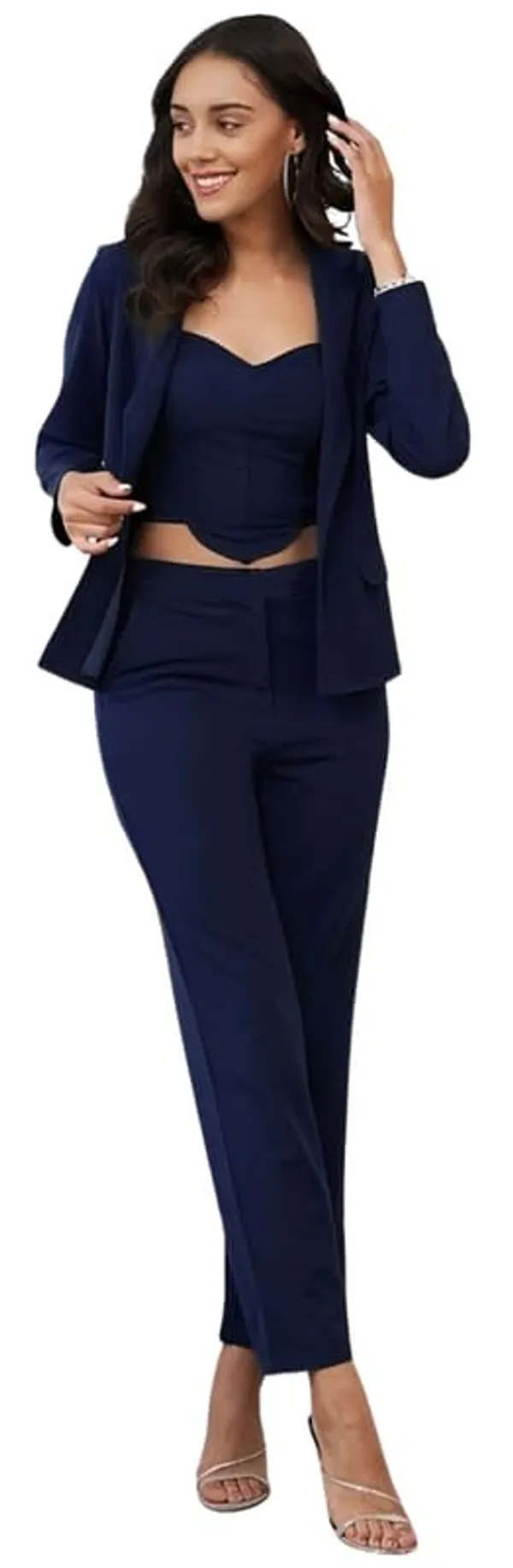 Blue_Polyester_Tunic_Full_Sleeve_Sweetheart_Neck_Top_For_Women