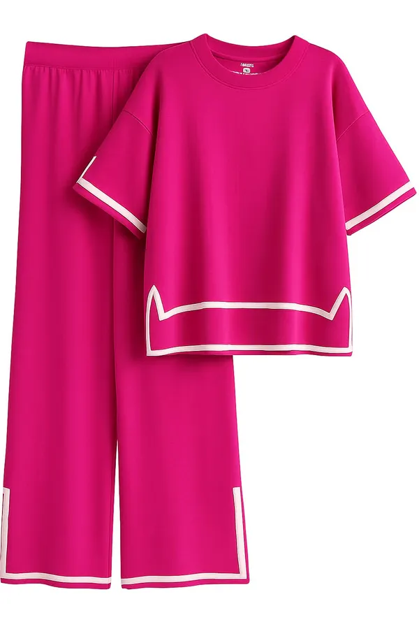 Rani_Pink_Polyester_Relaxed_Tunic_Long_Sleeve_Top_For_Women