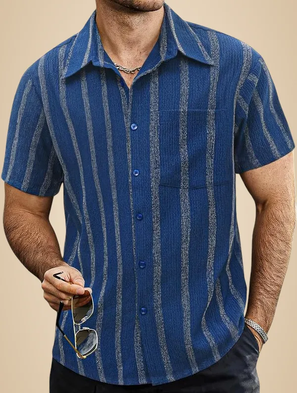 Dark_Blue_Cotton_Regular_Fit_Short_Sleeve_Collared_Neck_T_Shirt_For_Men