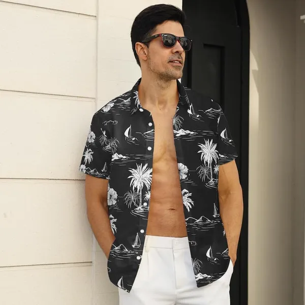 Multicolour_Cotton_Regular_Fit_Half_Sleeve_Collared_Neck_T_Shirt_For_Men