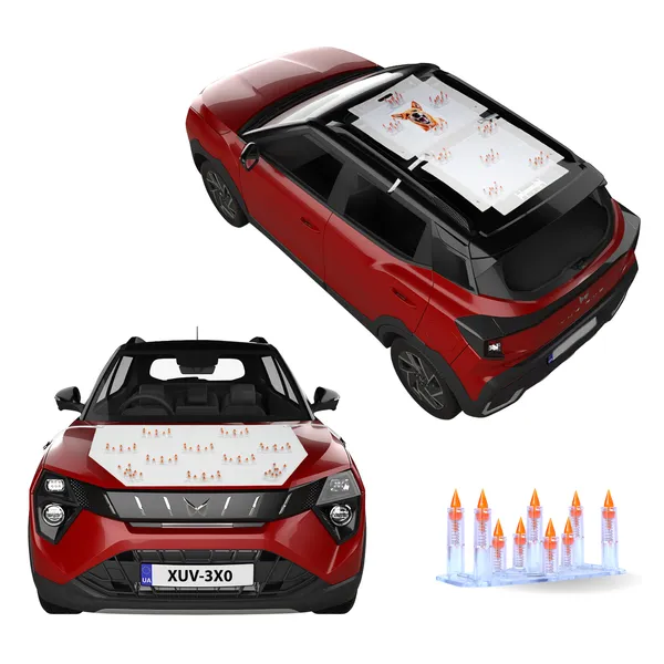 MAHINDRA_XUV_3XO_Orange_Car_Protection_Spikes_|_Smart,_Safe_&_Humane_way_to_Deter_Animals_|_Roof_&_Bonnet_Protection_from_Dogs_&_Monkeys_|_Magnetic_Holding_&_Box_Closure_|_Anti-Theft_&_Scratch_Protection_|_Foldable_In-Built_Plastic_Box