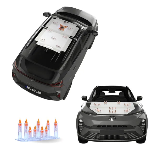 TATA_MOTOR_NEXON_EV_Orange_Car_Protection_Spikes_|_Smart,_Safe_&_Humane_way_to_Deter_Animals_|_Roof_&_Bonnet_Protection_from_Dogs_&_Monkeys_|_Magnetic_Holding_&_Box_Closure_|_Anti-Theft_&_Scratch_Protection_|_Foldable_In-Built_Plastic_Box