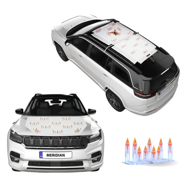JEEP_MERIDIAN_Orange_Car_Protection_Spikes_|_Smart,_Safe_&_Humane_way_to_Deter_Animals_|_Roof_&_Bonnet_Protection_from_Dogs_&_Monkeys_|_Magnetic_Holding_&_Box_Closure_|_Anti-Theft_&_Scratch_Protection_|_Foldable_In-Built_Plastic_Box