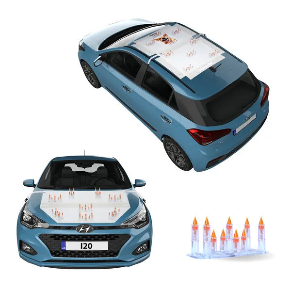 HYUNDAI_I20_Orange_Car_Protection_Spikes_|_Smart,_Safe_&_Humane_way_to_Deter_Animals_|_Roof_&_Bonnet_Protection_from_Dogs_&_Monkeys_|_Magnetic_Holding_&_Box_Closure_|_Anti-Theft_&_Scratch_Protection_|_Foldable_In-Built_Plastic_Box