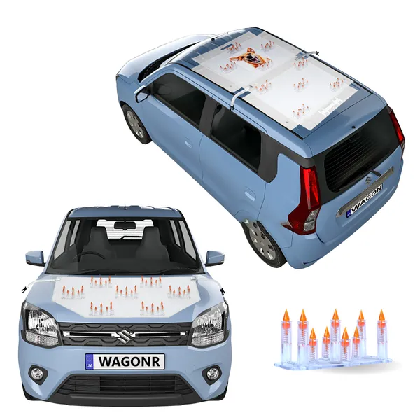 MARUTI_WAGONR_Orange_Car_Protection_Spikes_|_Smart,_Safe_&_Humane_way_to_Deter_Animals_|_Roof_&_Bonnet_Protection_from_Dogs_&_Monkeys_|_Magnetic_Holding_&_Box_Closure_|_Anti-Theft_&_Scratch_Protection_|_Foldable_In-Built_Plastic_Box
