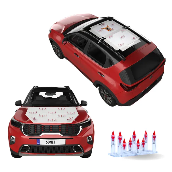 KIA_SONET_Red_Car_Protection_Spikes_|_Smart,_Safe_&_Humane_way_to_Deter_Animals_|_Roof_&_Bonnet_Protection_from_Dogs_&_Monkeys_|_Magnetic_Holding_&_Box_Closure_|_Anti-Theft_&_Scratch_Protection_|_Foldable_In-Built_Plastic_Box