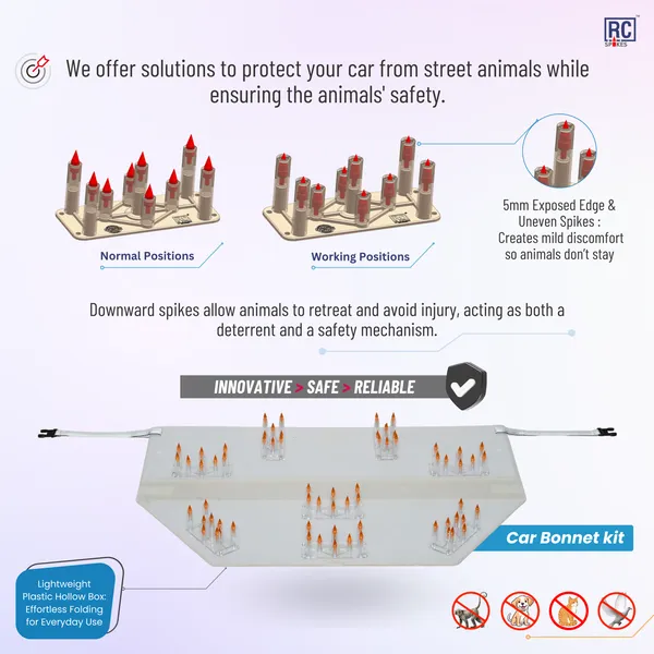 TOYOTA_TAISOR_Orange_Car_Protection_Spikes_|_Smart,_Safe_&_Humane_way_to_Deter_Animals_|_Roof_&_Bonnet_Protection_from_Dogs_&_Monkeys_|_Magnetic_Holding_&_Box_Closure_|_Anti-Theft_&_Scratch_Protection_|_Foldable_In-Built_Plastic_Box